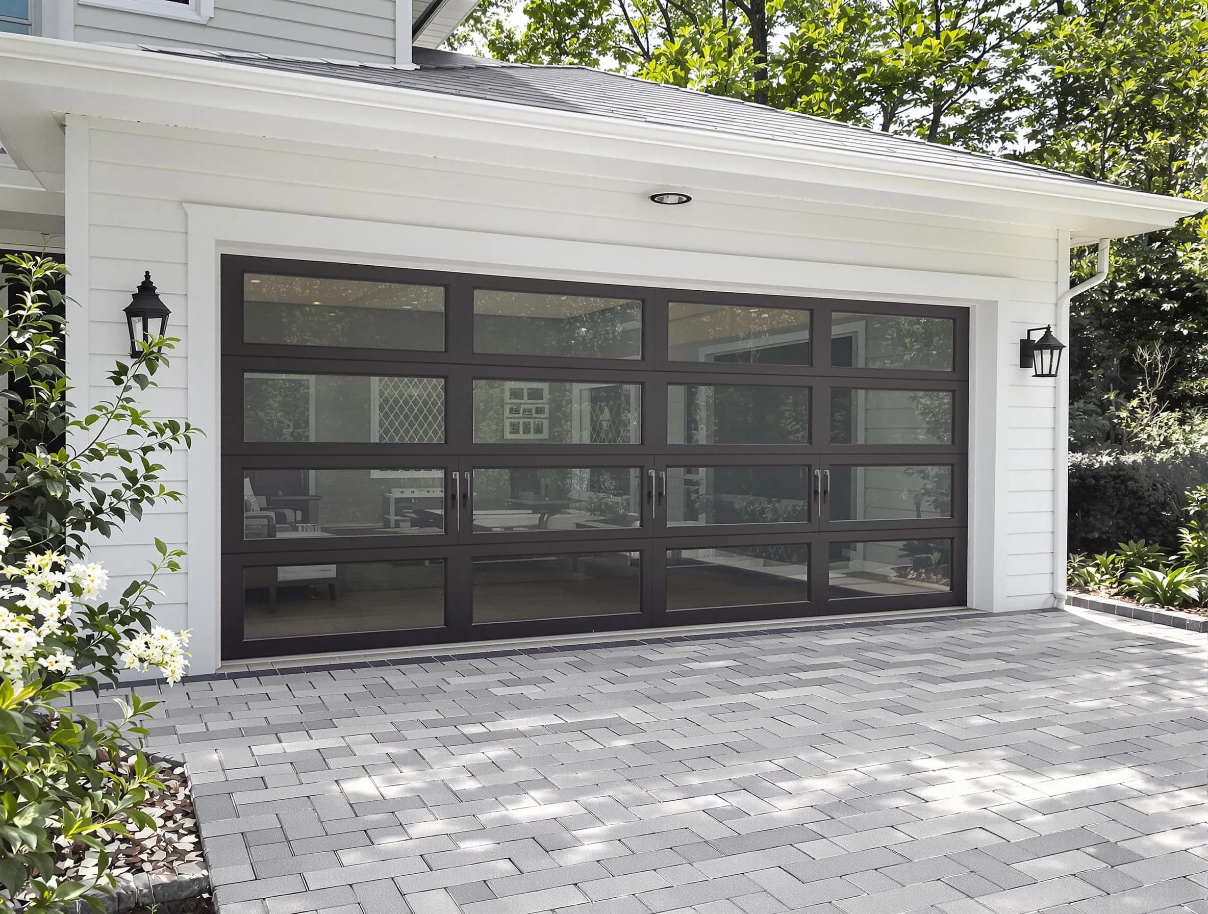 Munhall Garage Door Repair design specialist presenting custom garage door options to Munhall homeowner