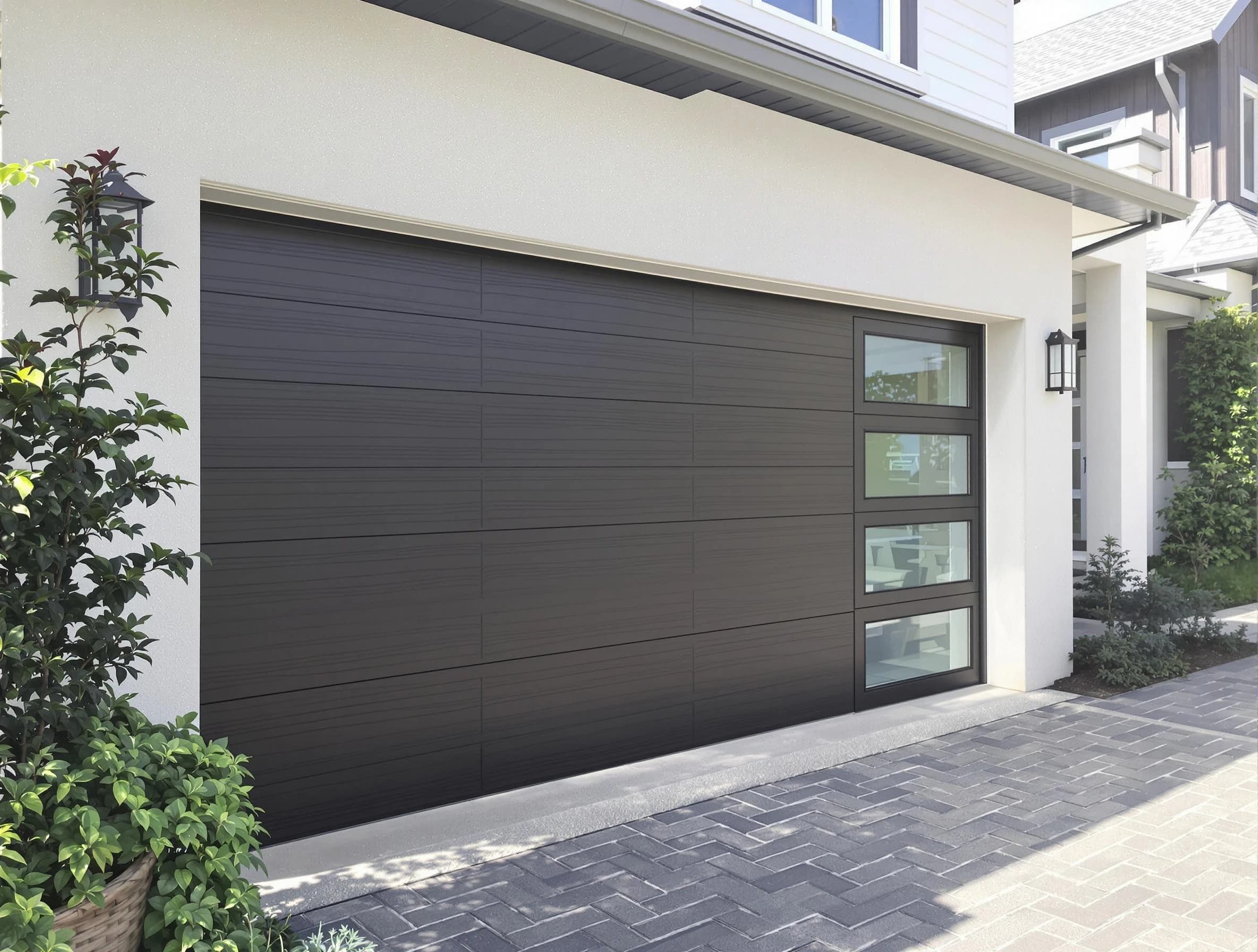 Custom garage door installation by Munhall Garage Door Repair in Munhall