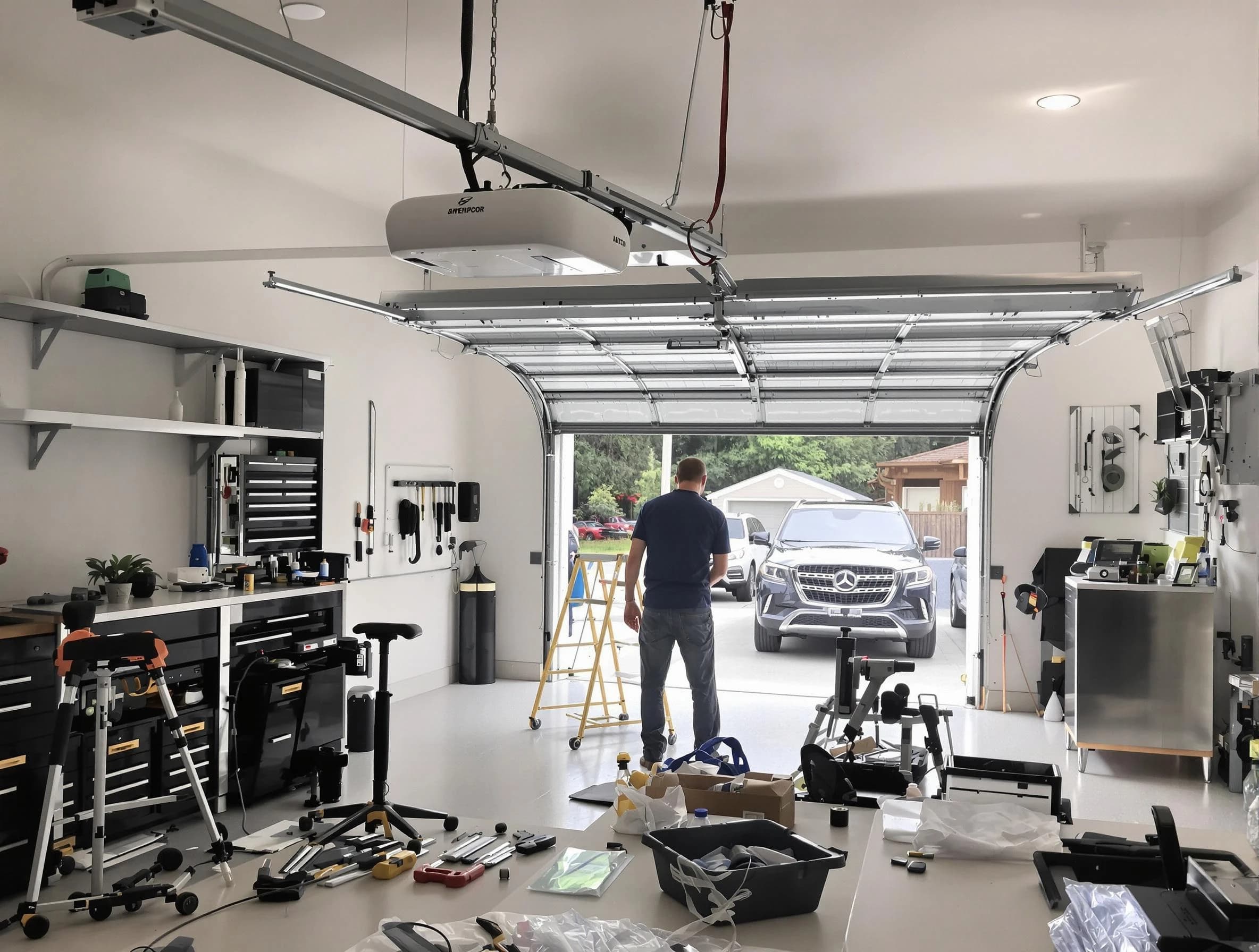 Garage door opener installation by Munhall Garage Door Repair in Munhall