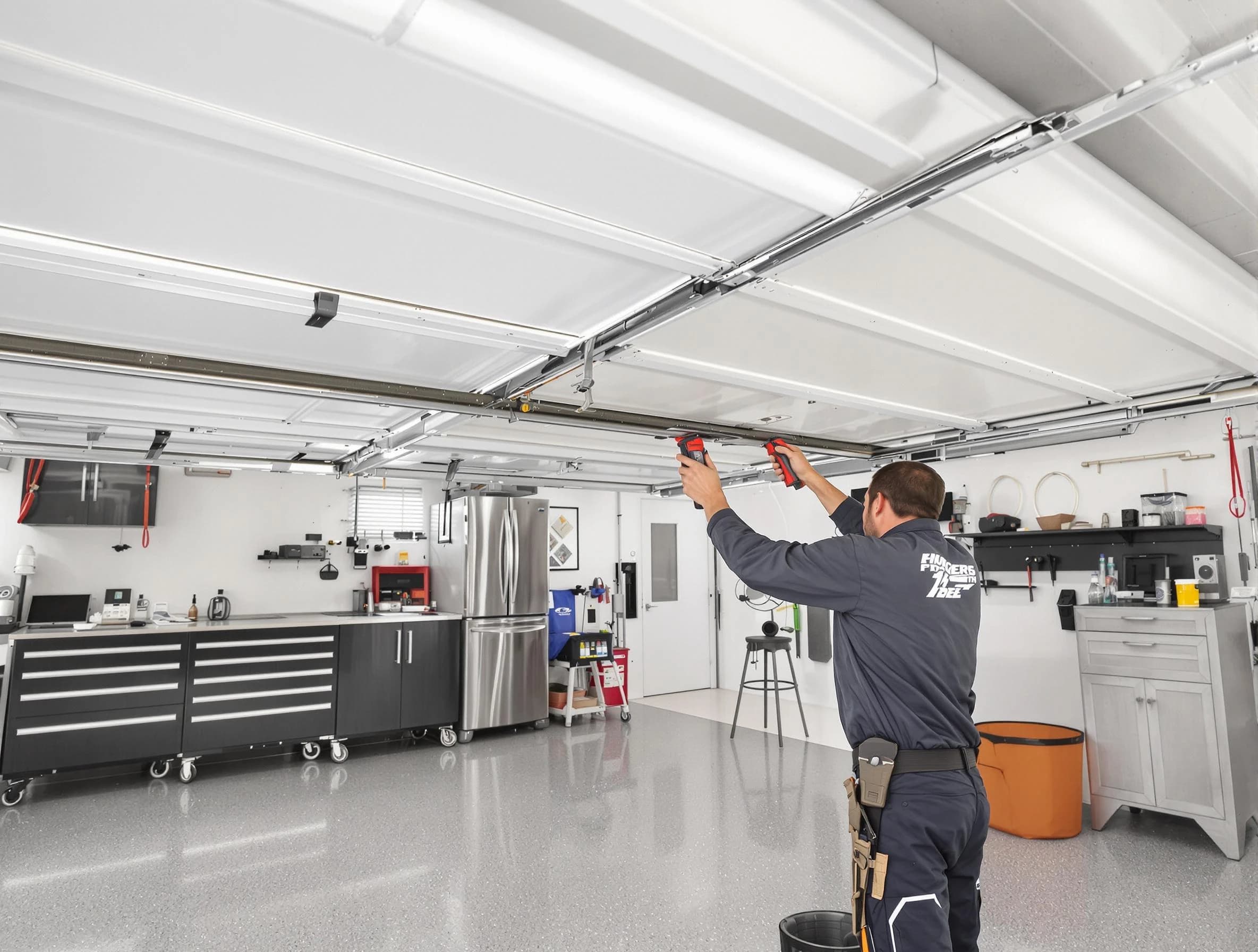 Overhead garage door repair service by Munhall Garage Door Repair in Munhall