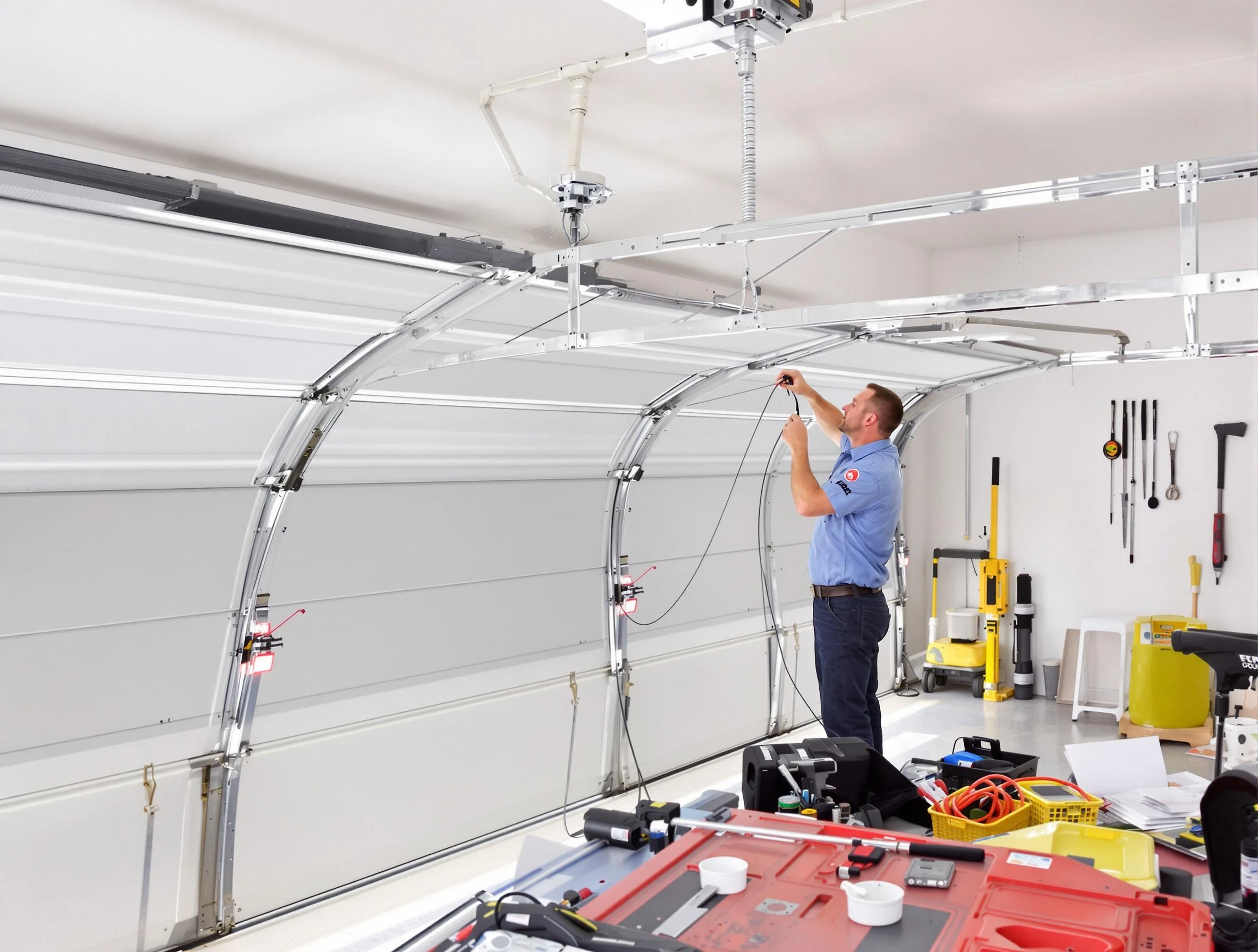 Garage door cable repair service by Munhall Garage Door Repair in Munhall