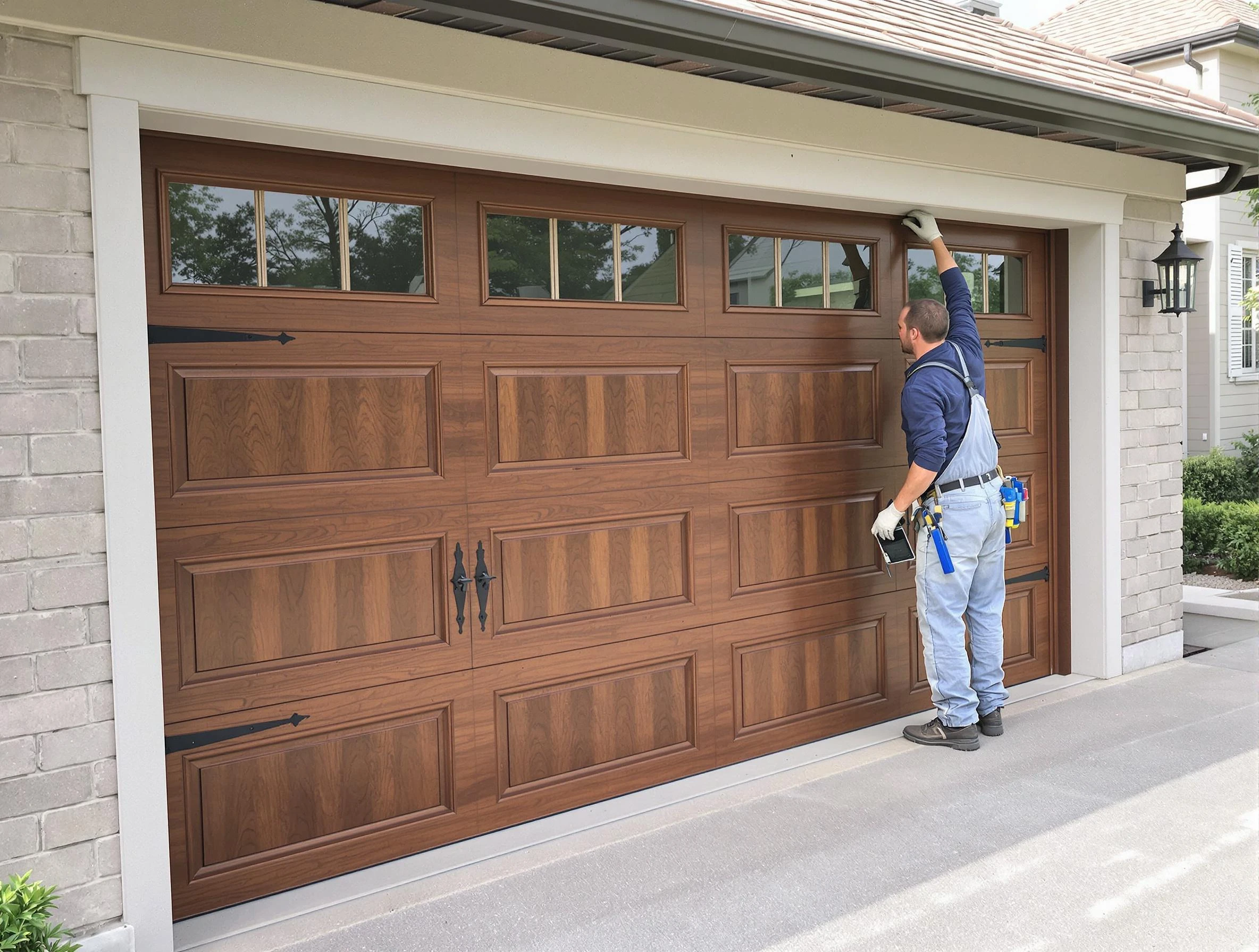 Custom garage door showcase by Munhall Garage Door Repair in Munhall