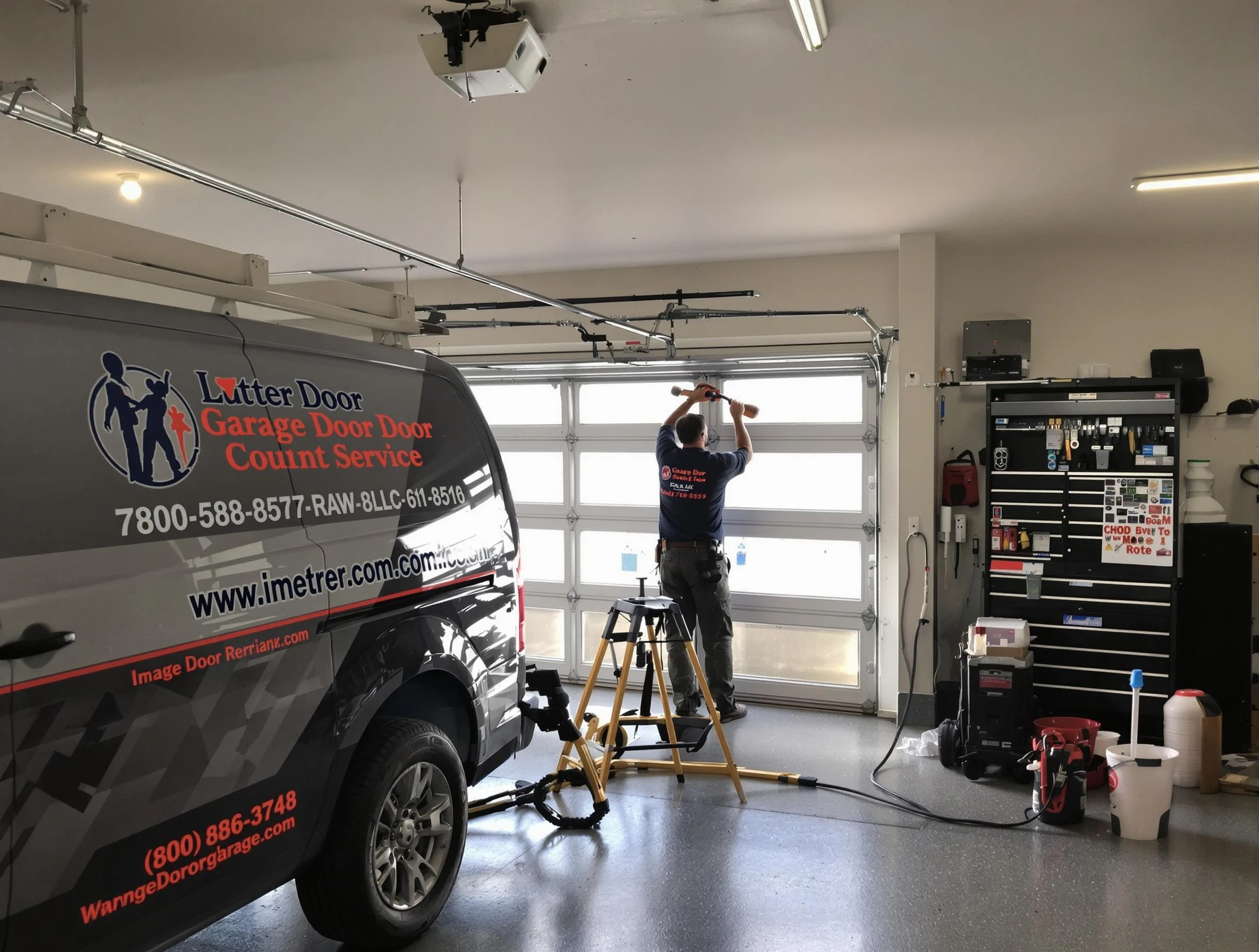 Munhall Garage Door Repair team performing same-day garage door repair in Munhall